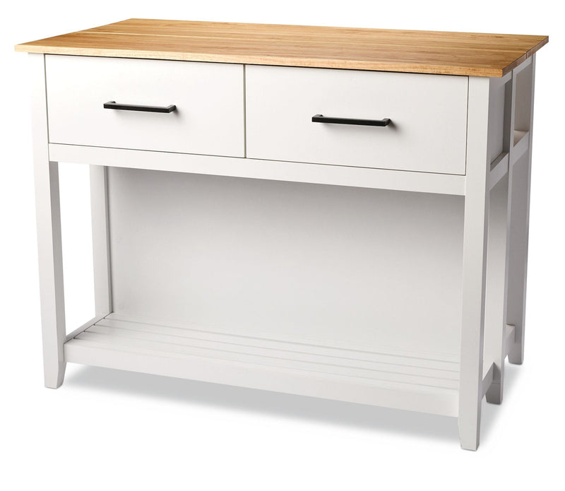 Canvas Conrich Kitchen Island, White H1
