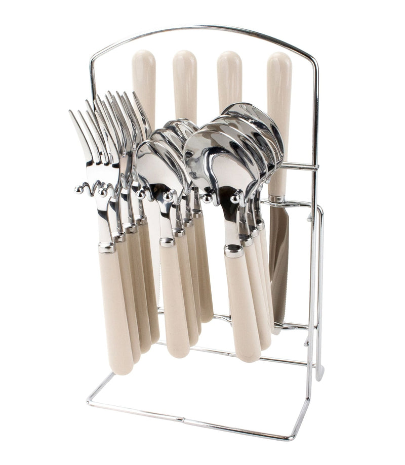 CANVAS Cutlery Rack with Forks, Knives, Spoons, Teaspoons, Stand J5