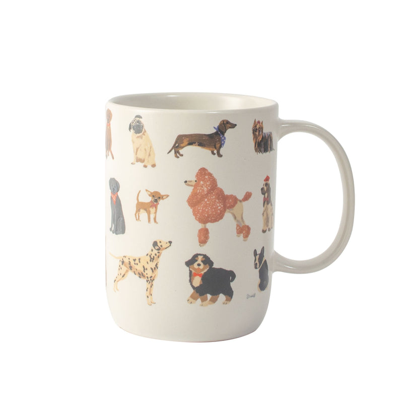 CANVAS Dog Stoneware Mug, 16-oz Y4