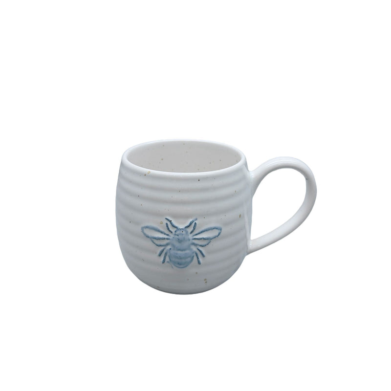 CANVAS Durable Stoneware Bee Mug, White, 14-oz W6