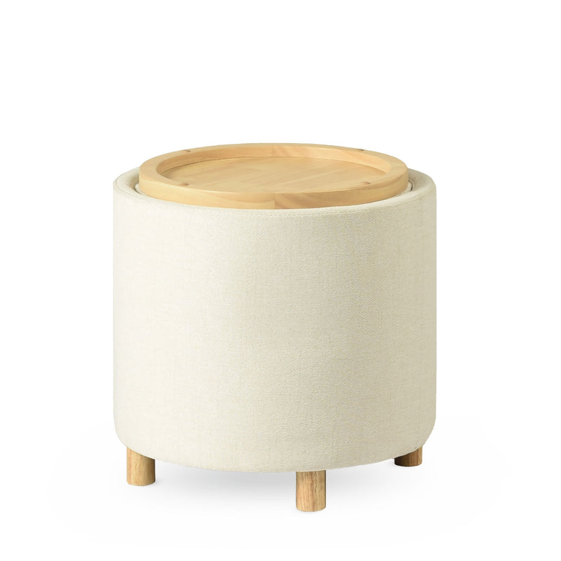 Canvas Fergus Ottoman, Grey G8