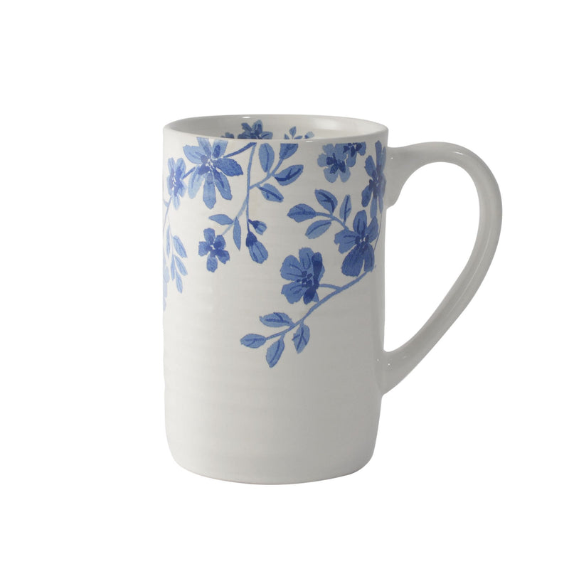 CANVAS Flower Stoneware Mug, 15-oz N0