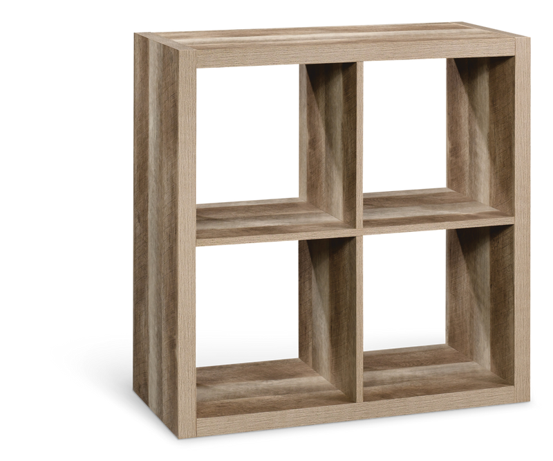 CANVAS Fraser 4-Cube Storage Organizer, Bookcase/Bookshelf, Light Oak Finish N5