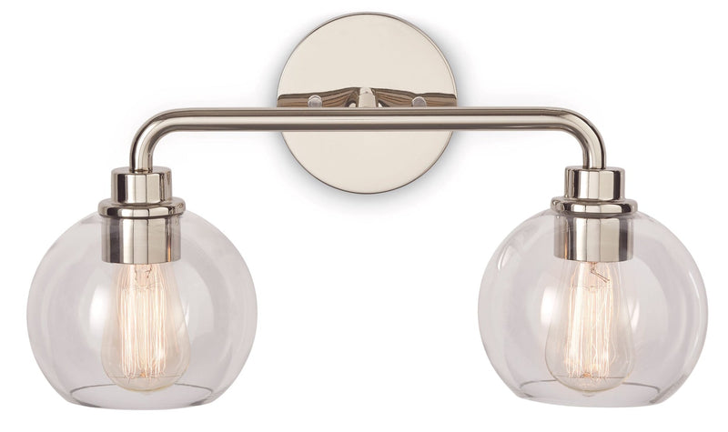 CANVAS Fuller 2-Light Vanity Light Fixture, Polished Nickel G3