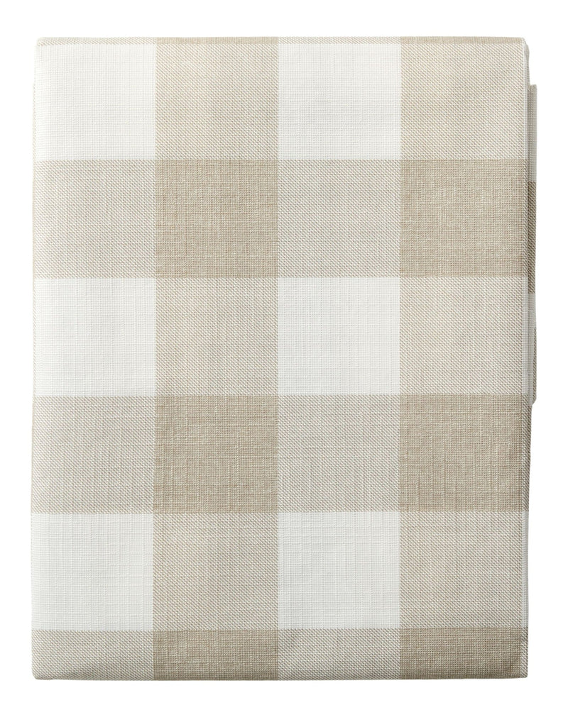 CANVAS Indoor/Outdoor Plaid PEVA Table Cloth, 60-in x 84-in C2