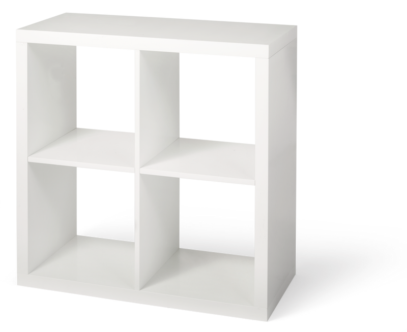 CANVAS Invermere 4-Cube Storage Organizer, Bookcase/Bookshelf, White M1