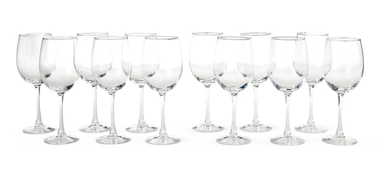CANVAS Lead-Free Stemmed Wine Glass Set, 15.5-oz, 12-pk J1