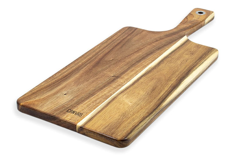 CANVAS Long Acacia Wood Serving Paddle with Handle, 17.5-in B7