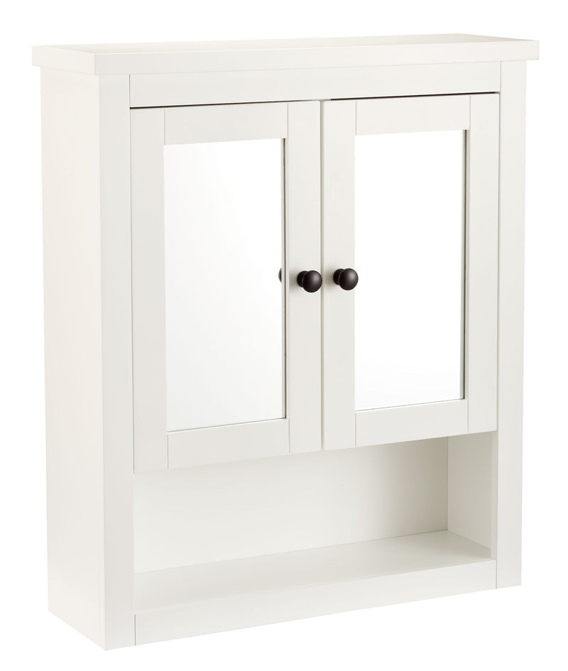 CANVAS Luxton Wall-Mount Bathroom Cabinet, White E6