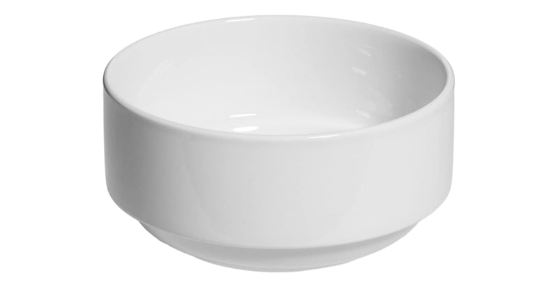 CANVAS Modern Edge Porcelain All Purpose Bowl, 5-in, White P6