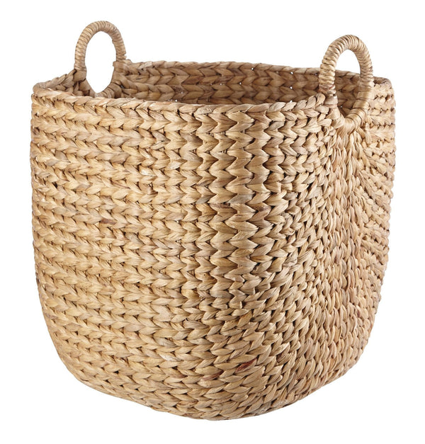 CANVAS Nola Hand Woven Basket, Large, 16 15/16 x 16 15/16 x 18 1/2-in Y8