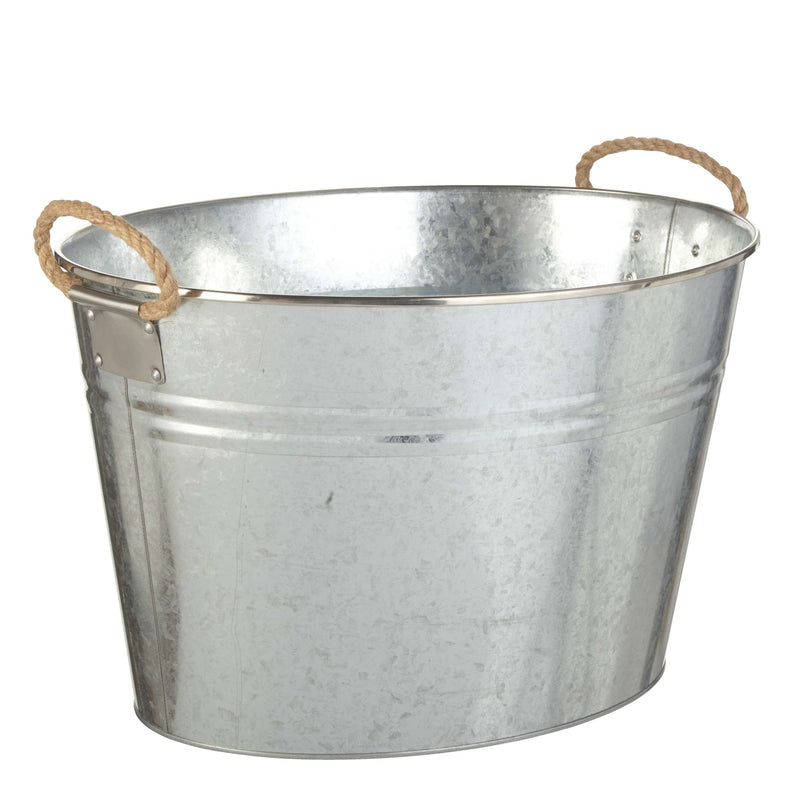 CANVAS Outdoor Oval Galvanized Party Tub, Assorted N4