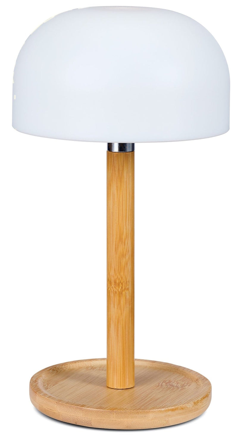 CANVAS Outdoor Rechargable Bamboo Mushroom Lamp, Multiple Colour Modes Z9