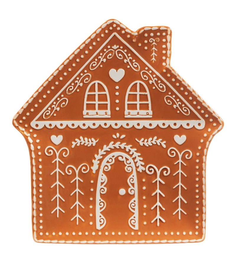 CANVAS Santa's Workshop Collection Gingerbread Serving Platter D5