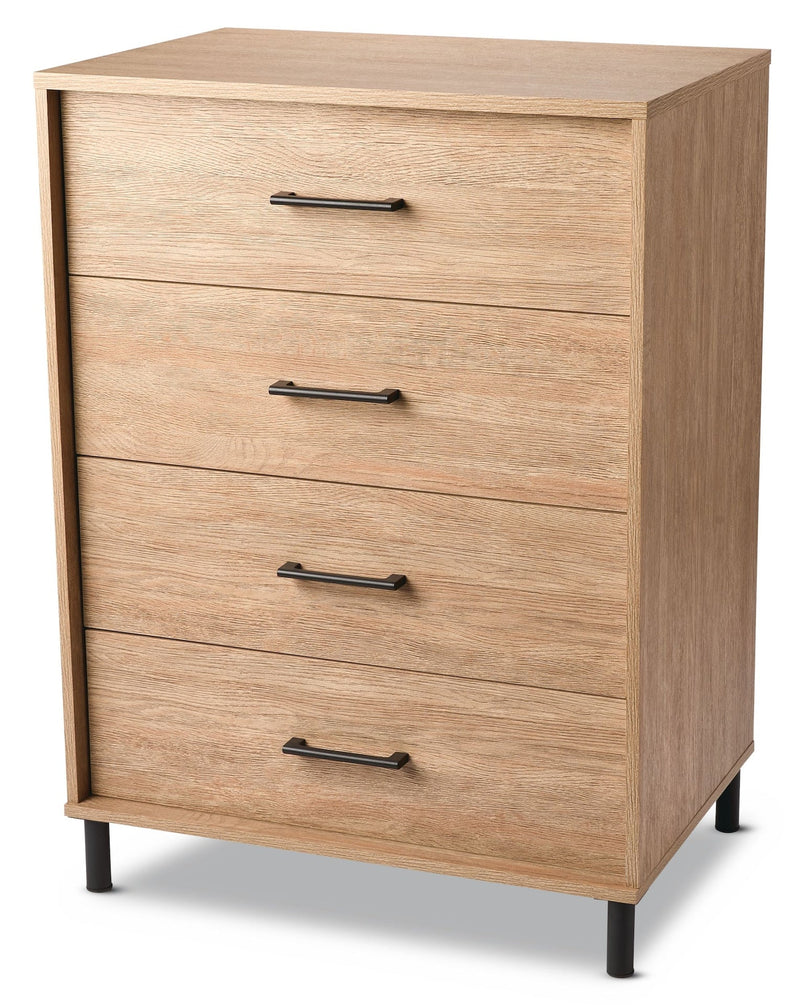 Canvas Sarnia 4-Drawer Dresser Chest, Oak S1