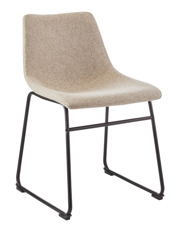Canvas Scottie Modern Fabric Dining Chair, Dark Grey M3