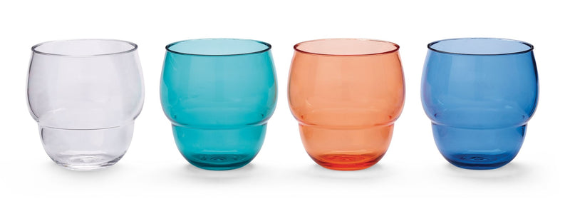 CANVAS Stacking Bubble Glass Set, BPA Free, Dishwasher Safe, Stackable A7