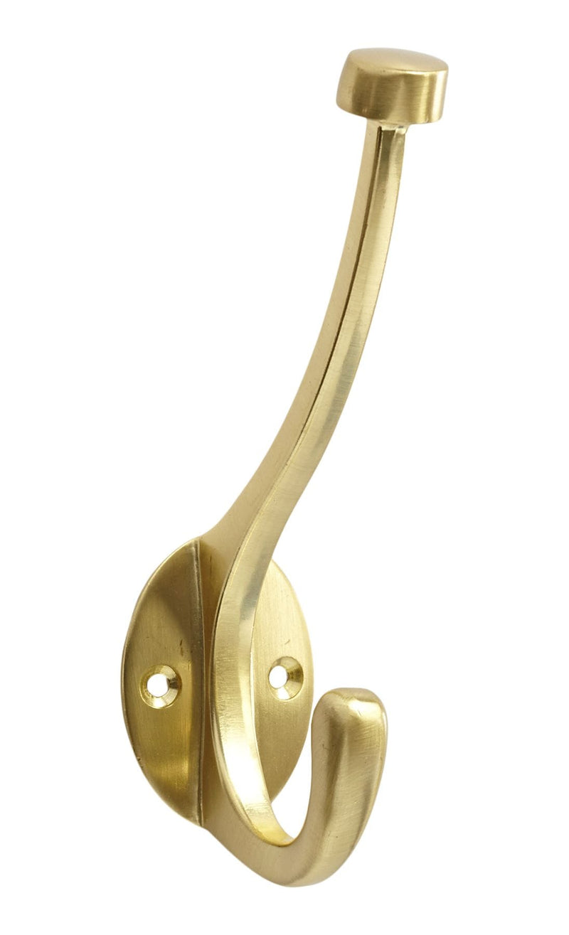 CANVAS Stainless Steel Single Pill Top Hook, Brass U1