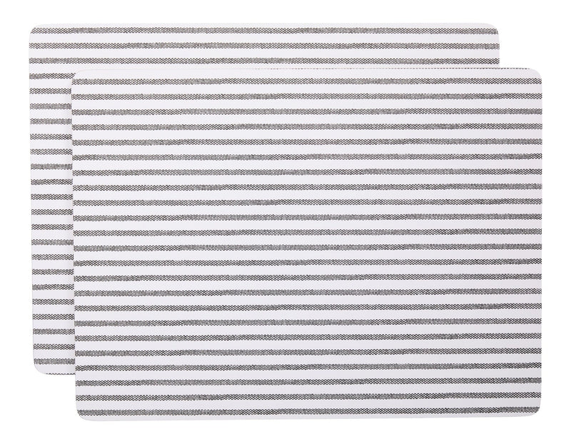 CANVAS Striped Rectangle Cork Placemat Set, Multi-Coloured, 11-in x 15-in, 2-pk V0