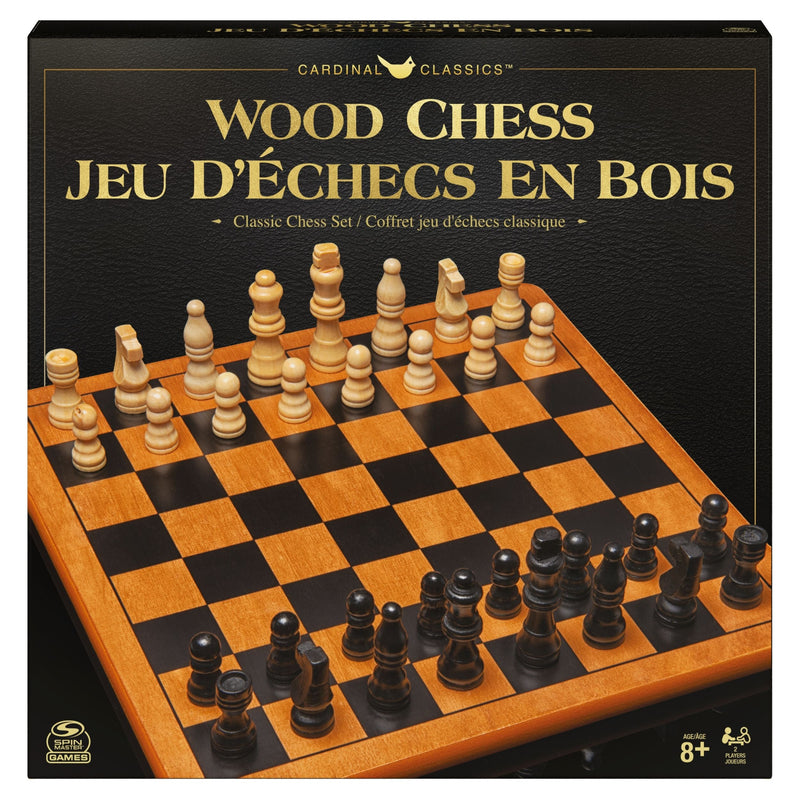 Cardinal Classics Premium Wood Chess Set, 2 Players, Ages 8+ B9