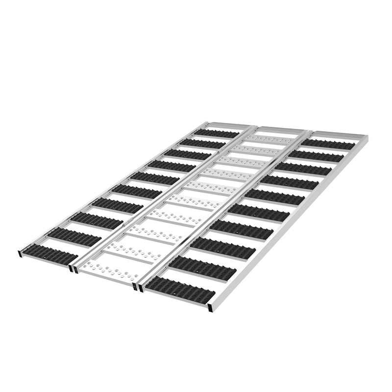 CargoMaster Aluminum Multi-Function Tri-Fold Snowmobile/ATV Ramp, 77 x 54-in, 1500-lb B2