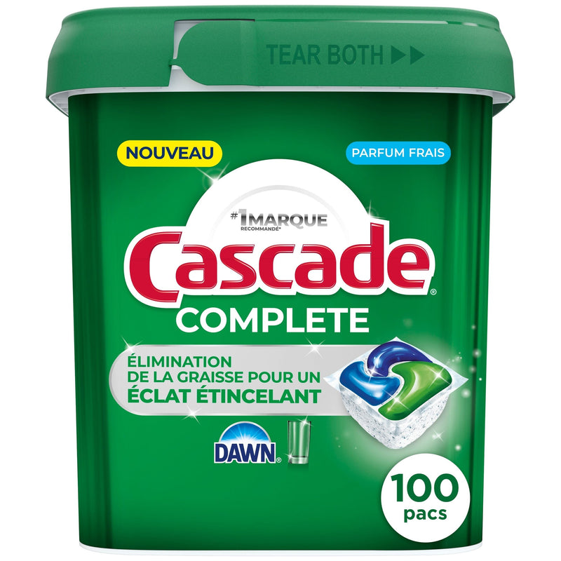 Cascade ActionPacs Complete Fresh Dishwasher Pods, 100-pk P0