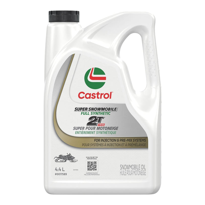 Castrol 2 Stroke Snowmobile Full Synthetic Oil Jug, 4.4-L H7