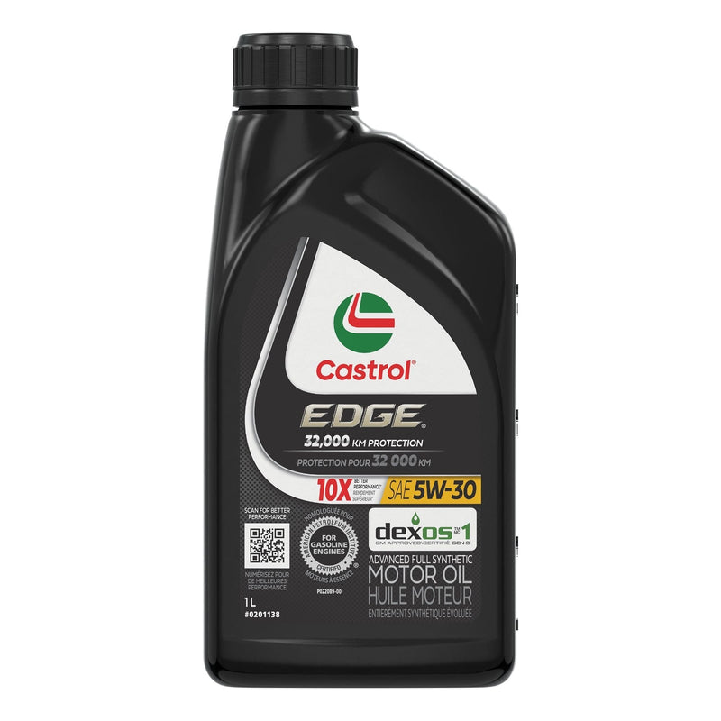 Castrol EDGE 5W30 Advanced Synthetic Engine/Motor Oil, 1-L X2