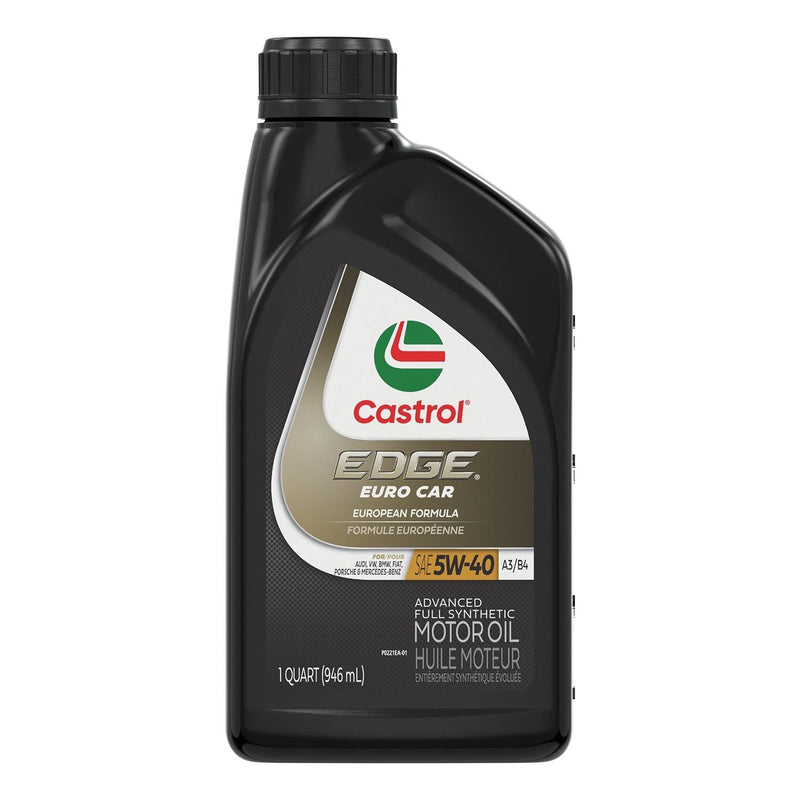 Castrol EDGE 5W40 A3/B4 Euro Advanced Synthetic Engine/Motor Oil, 946mL O5