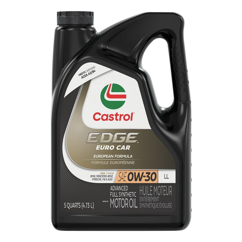 Castrol EDGE Synthetic Euro LL 0W30 Motor Oil, 4.73-L G0