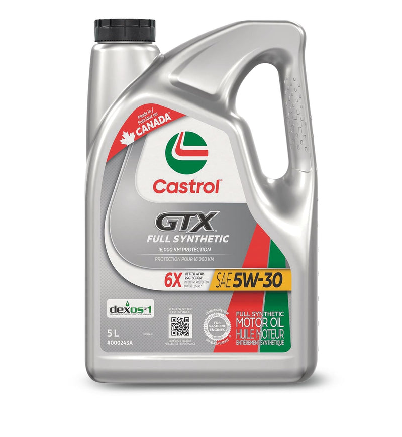 Castrol GTX Full Synthetic 5W30 Engine/Motor Oil, 5-L Jug B0
