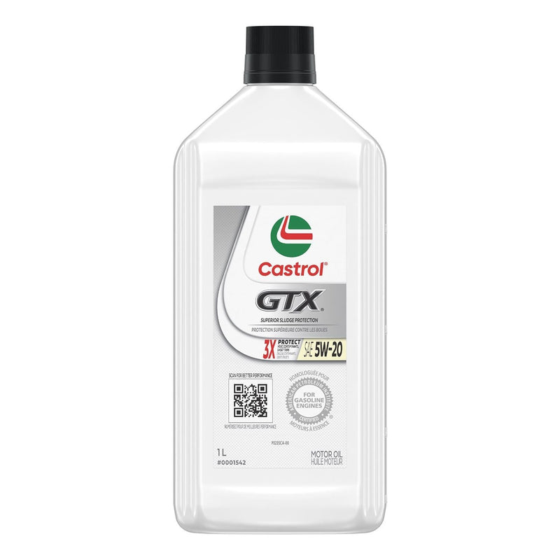 CastrolGTX 5W20 Conventional Engine/Motor Oil, 1-L H8