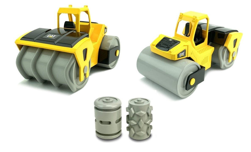 CAT Construction Mini Crew Road Roller Sand Set for Outdoor Play, Ages 5+ Q5