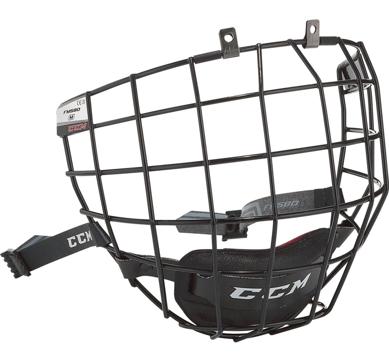 CCM 580 Senior Hockey Cage Mask, White R9