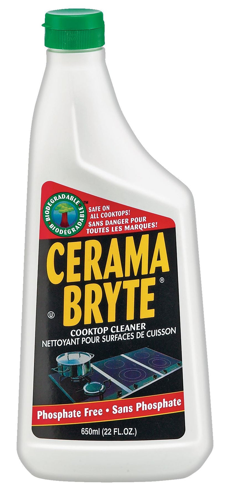 Cerama Bryte Ceramic Cooktop Cleaner, Biodegradeable, 650-mL N4