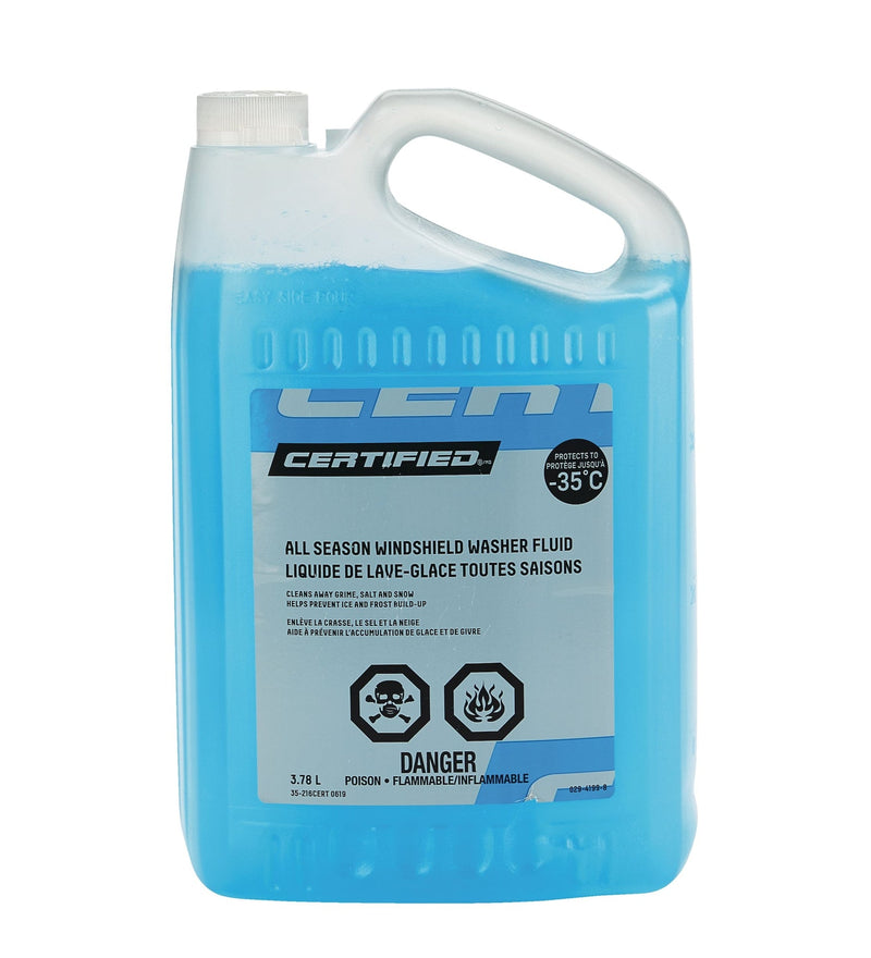 Certified All-Season Windshield Washer Fluid, -35°C, 3.78-L K8