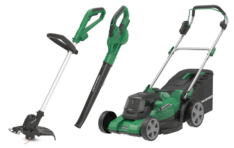 Certified Mower & Grass Trimmer Blower Combo, 17-in M2