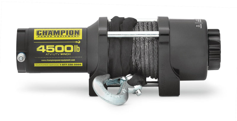 Champion Power Equipment 14051 Synthetic Rope Winch Kit, 4,500-lb F0