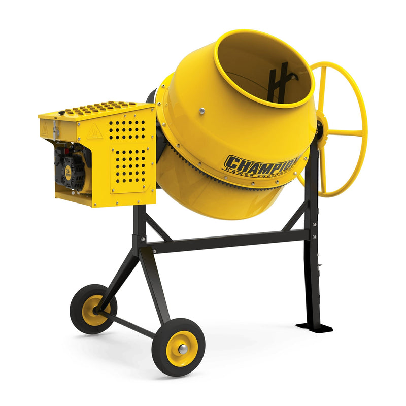 Champion Power Equipment 201495 8.8-cu.ft 79cc Gas-Powered Heavy Duty Cement Mixer, 450-lb Capacity F9