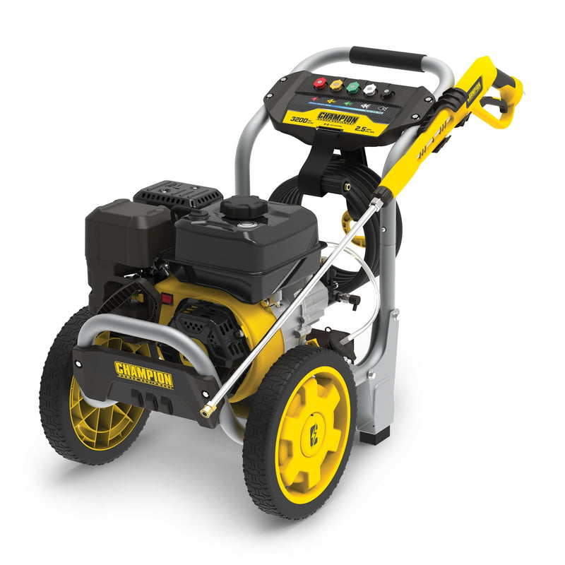 Champion Power Equipment 3200 PSI 2.5 GPM 224cc Engine Cold Water Wheeled Gas Pressure Washer O1