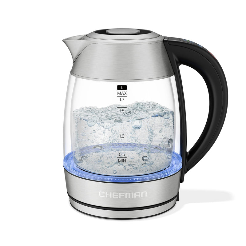 Chefman Custom-Temp 1.5L Digital Double Glass Kettle N7