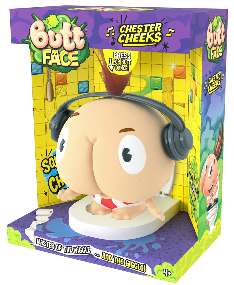 Chester Cheeks Butt Face Interactive Farting Toy E9