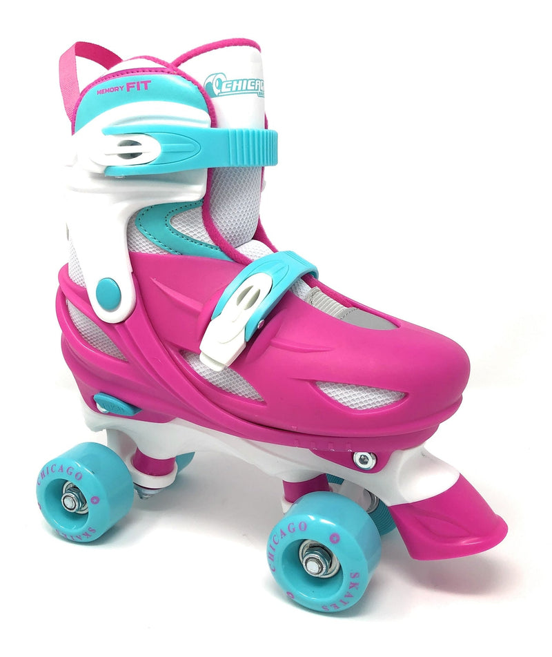 Chicago Skates Kids' Adjustable Roller Skates, Pink Y3