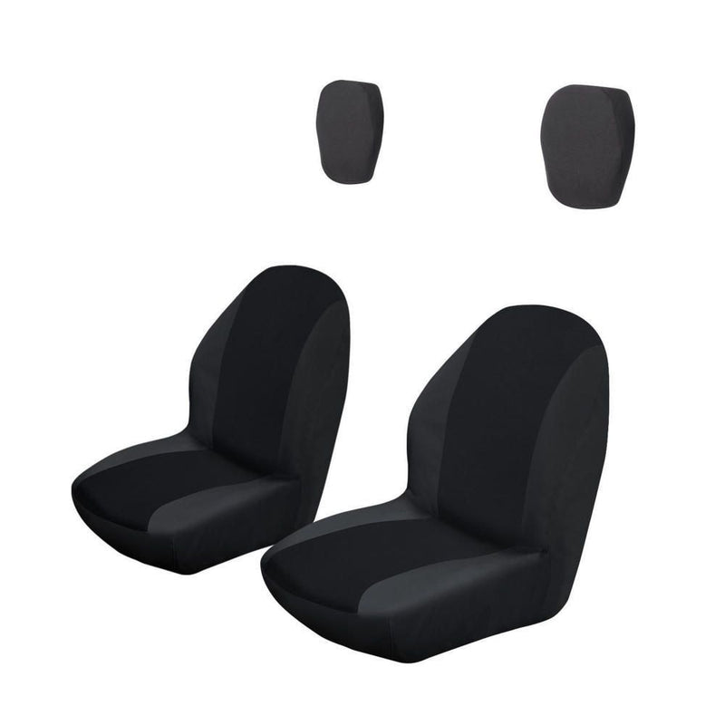 Classic Accessories QuadGear UTV Bucket Seat Covers, Fits Yamaha Rhino (2015 Models & Older), Black G9