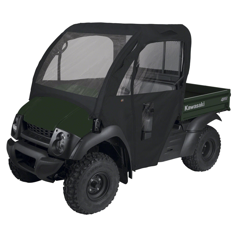 Classic Accessories QuadGear UTV Cab Enclosure, Fits Kawasaki Mule 600 & 610, Black F2