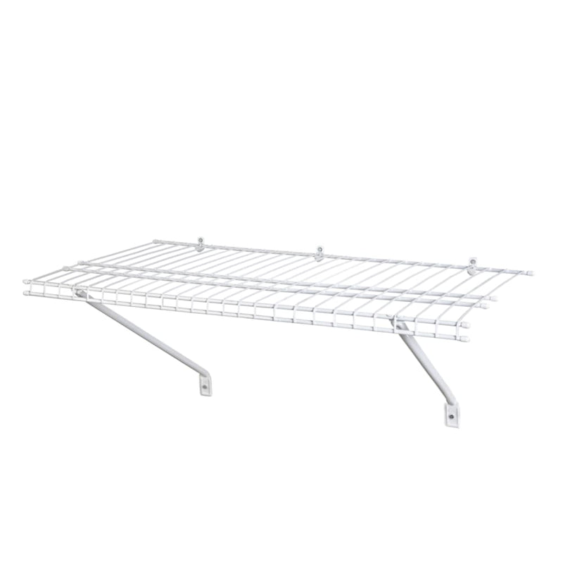 ClosetMaid Linen Wall Shelf Kit/Wire Closet Shelving, Assorted Sizes U9