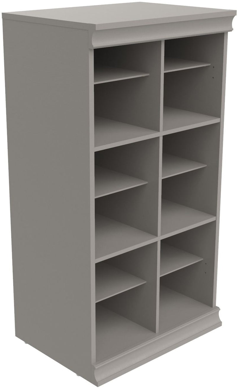 ClosetMaid Modular Adjustable Divided Storage Shelves/Unit, Taupe S8