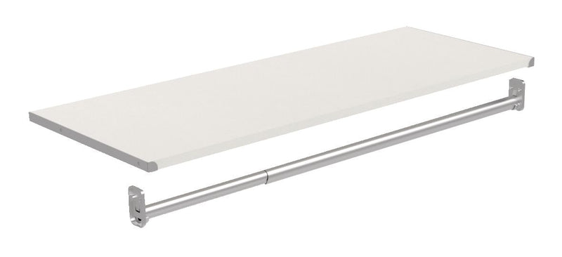 ClosetMaid Modular Shelf & Hang Rod Kit, White A4