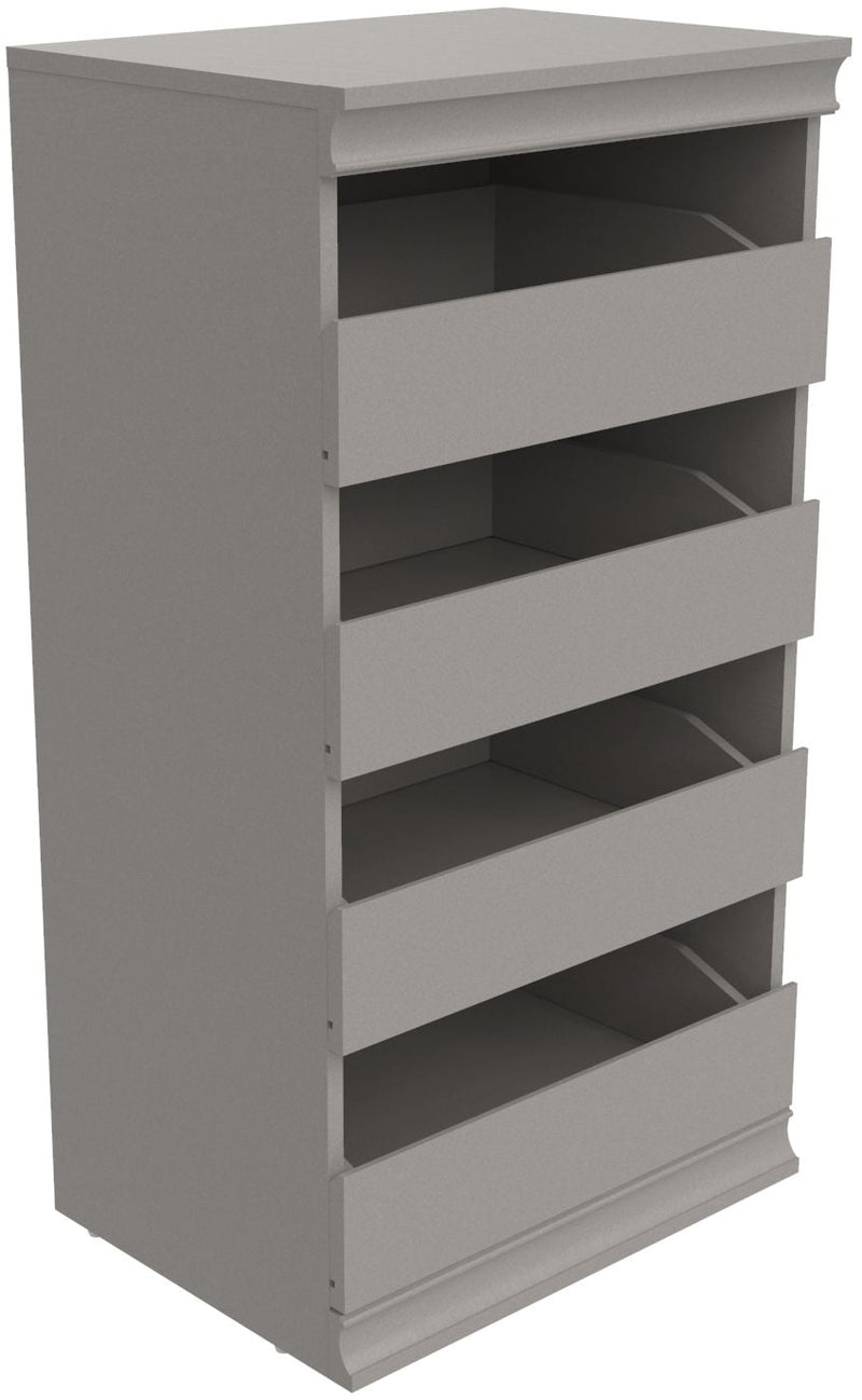 ClosetMaid Modular Stackable 4-Drawer Closet Storage Unit, Taupe R8