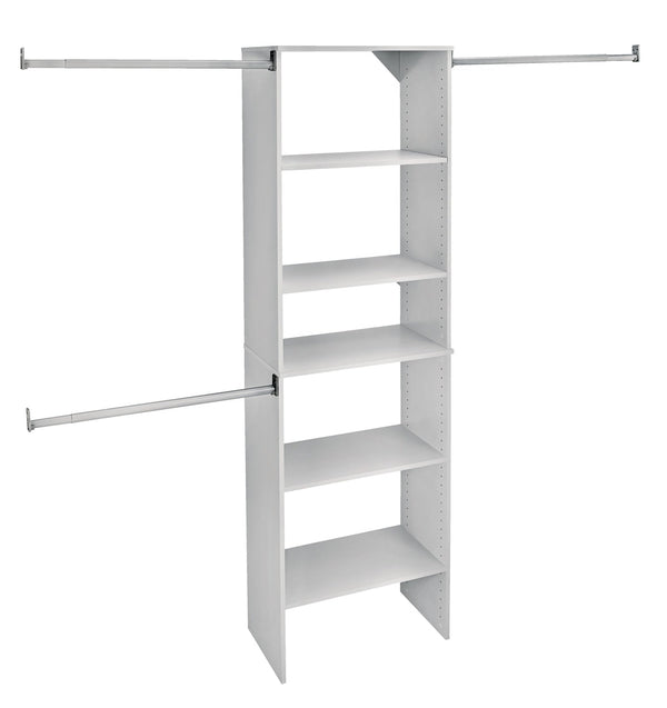 ClosetMaid Suite Symphony Starter Tower Kit, White, 25-in H3
